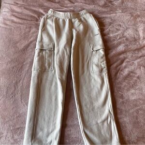 TNA cozy mega cargo sweatpants